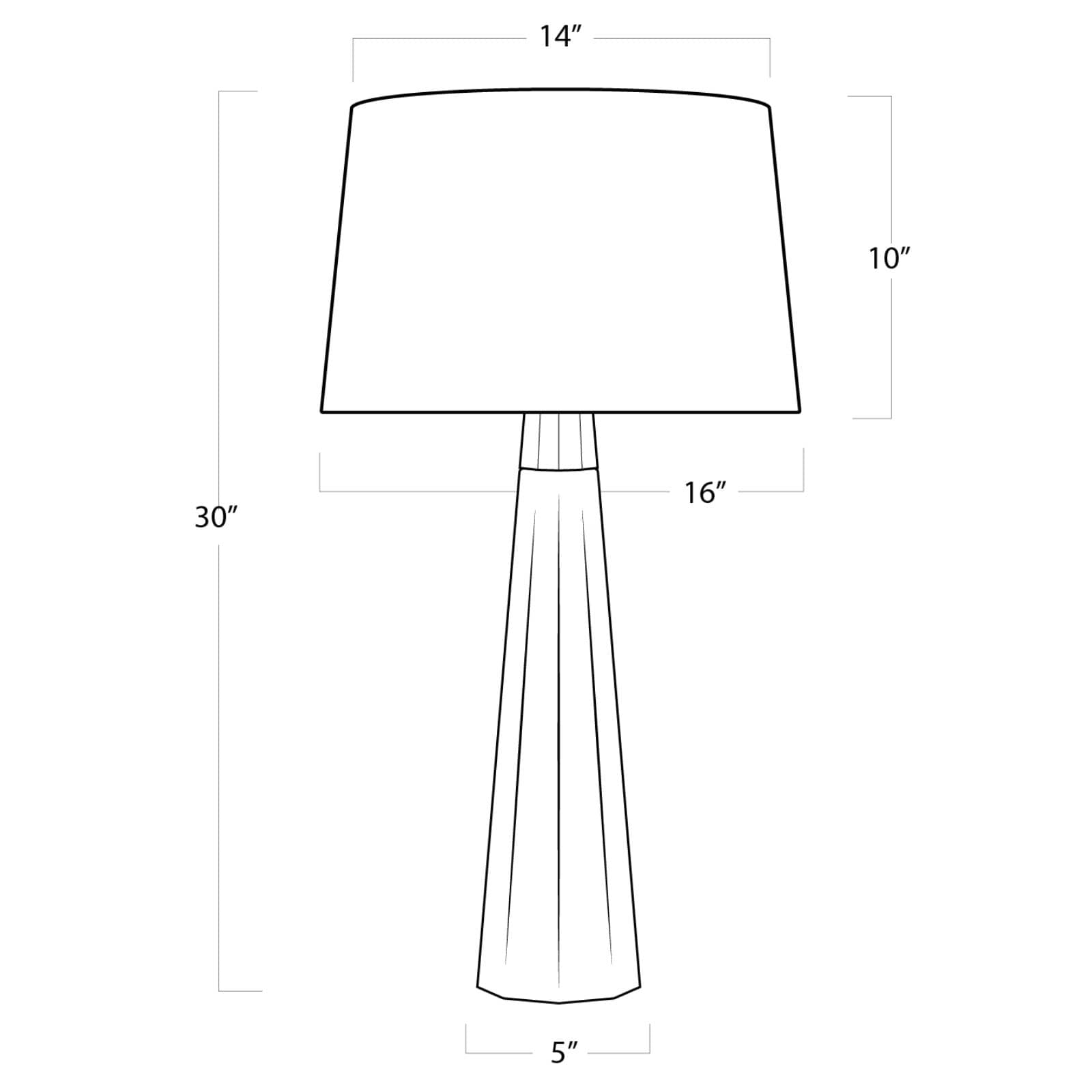 Beretta Concrete Table Lamp | Regina Andrew Detroit